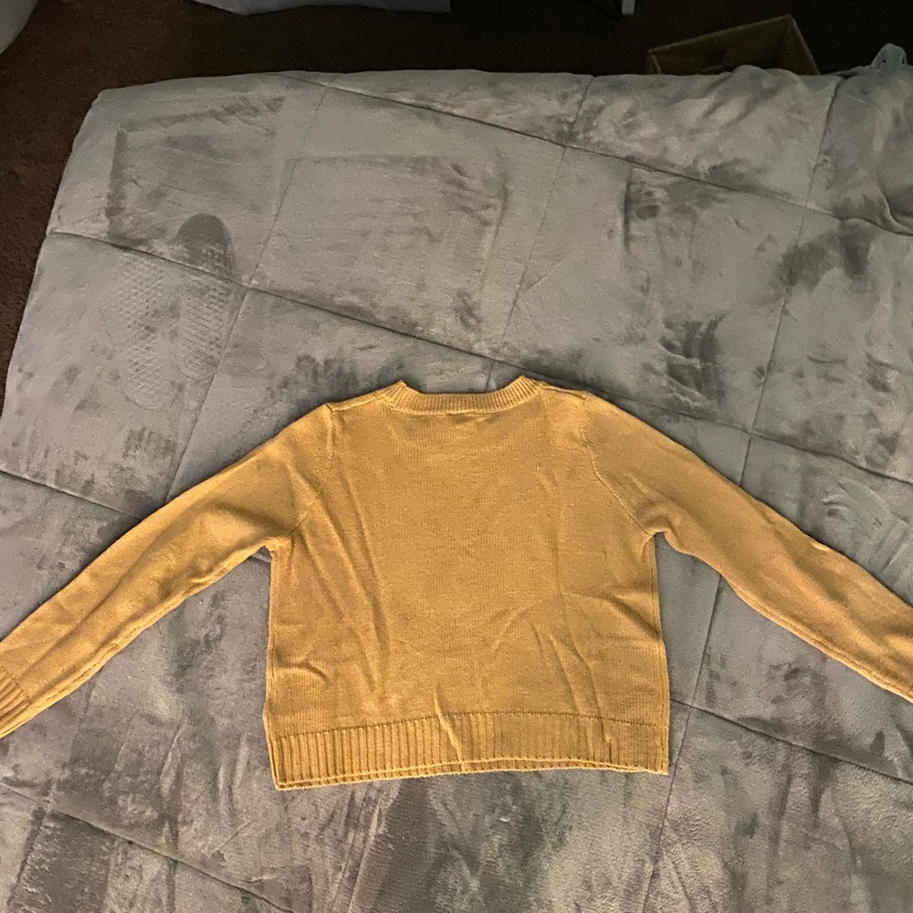 H&M golden sweater